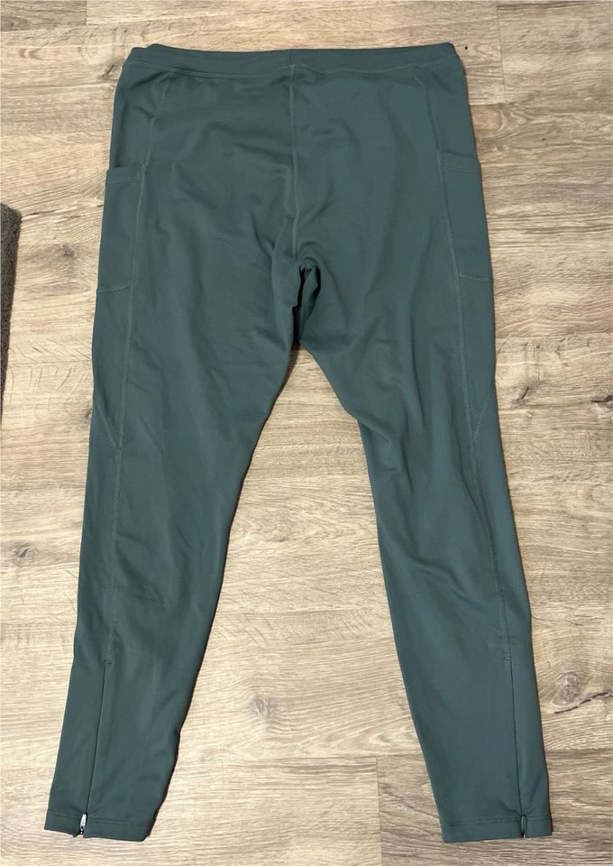 44-46 - Tcm Tchibo Thermo Leggings grün lauf tight 2x in Erftstadt