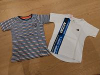 2 T-shirts  der Marke Adidas und Staccato, 104/110 Bayern - Waldkirchen Vorschau