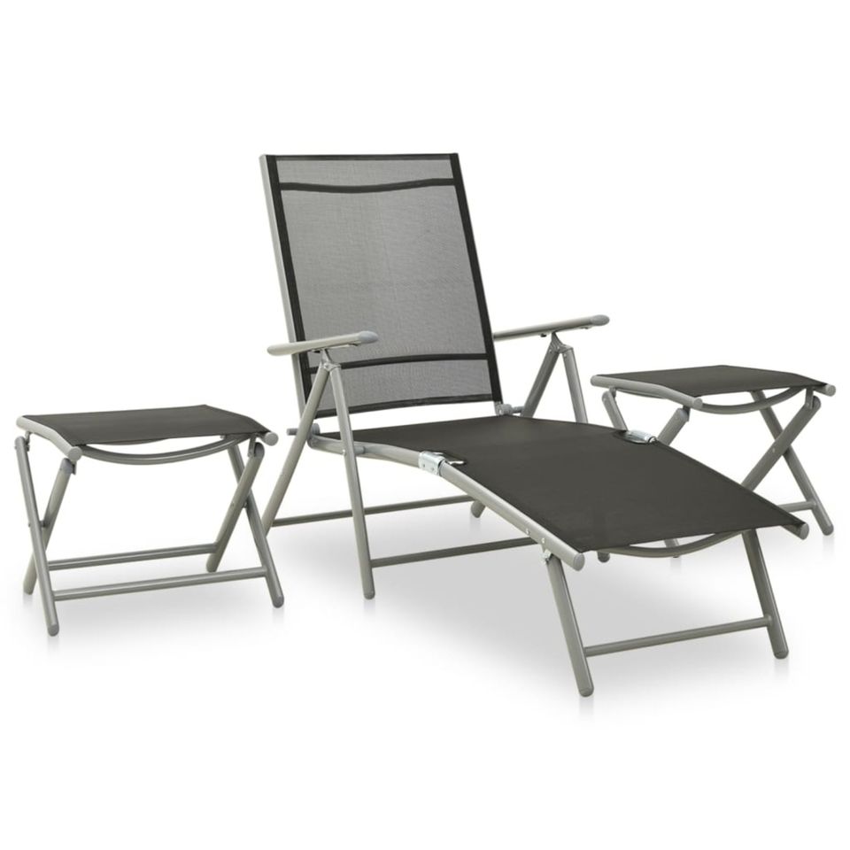 Liege Gartenstuhl  Hocker Lounge SET wie Bild NEU liefert in Ravensburg