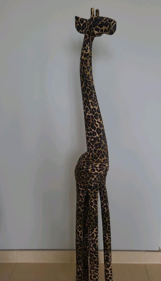 Stoffbezogene Deko Giraffe 100 cm in Nuthetal