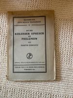 Handbuch zum Neuen Testament Kolosser Epheser Dibelius 1927 Sachsen - Lengefeld Vorschau