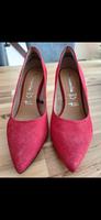 Pumps Tamaris 38 Rot bequeme Sohle Leder Kiel - Mitte Vorschau