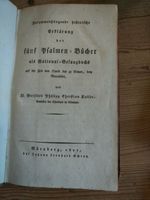 Zusammenhängende historische Erklärung der fünf Psalmenbücher Niedersachsen - Handeloh Vorschau