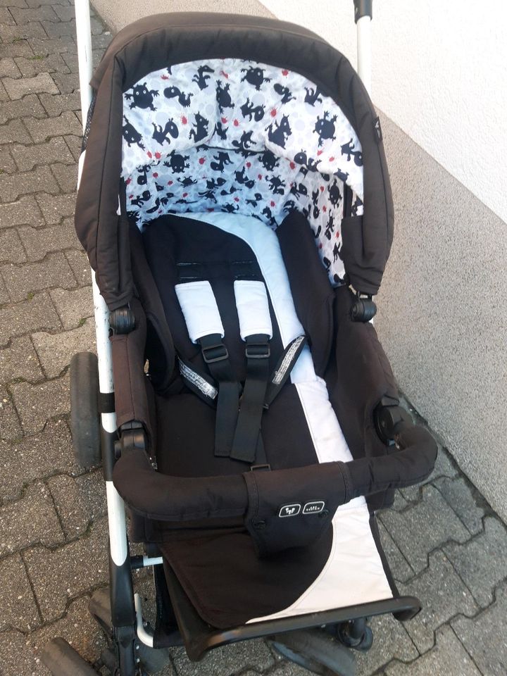 Kinderwagen, Buggy abc design turbo 6s mit Zubehör in Dudenhofen