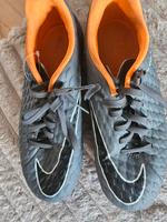Nike Fußballschuhe grau-orange Nocken Sportschuhe Berlin - Friedrichsfelde Vorschau