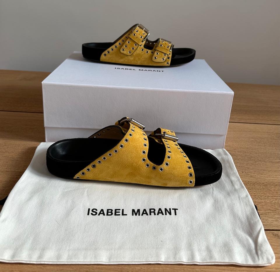 Orig. ISABEL MARANT Schuhe Pantoletten gelb NEU OVP in Hamburg