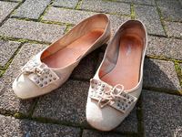 Wildleder Ballerina, beige, Gr. 40 Nordrhein-Westfalen - Oelde Vorschau