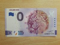 0 € Euro Souvenir Geldschein, Kölner Zoo 2023 Löwe Mülheim - Köln Höhenhaus Vorschau