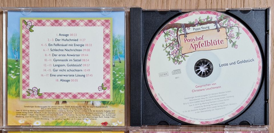 Ponyhof Apfelblüte CD/Hörbuch: 3 Lotte & Goldstück in Hamburg