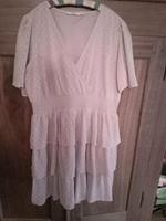 Kleid,Mini,Sommer,leicht,Volants,altrosa,Chiffon,Gr.46 Nordrhein-Westfalen - Gütersloh Vorschau