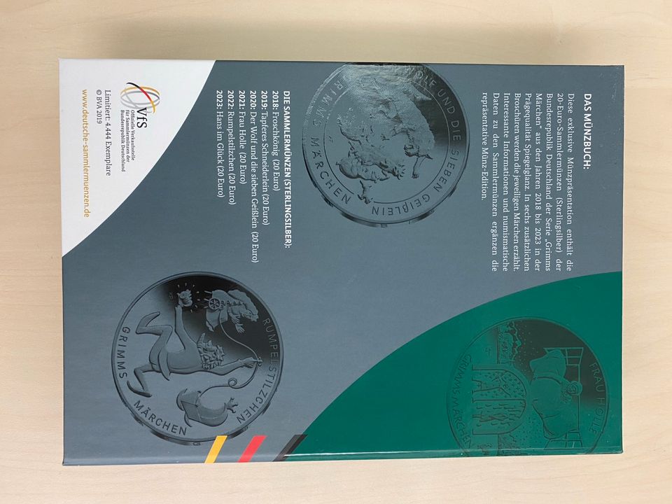 Erstausgabe Silbermünzen 20€ Sammelmünzbuch vollständig in Erfurt