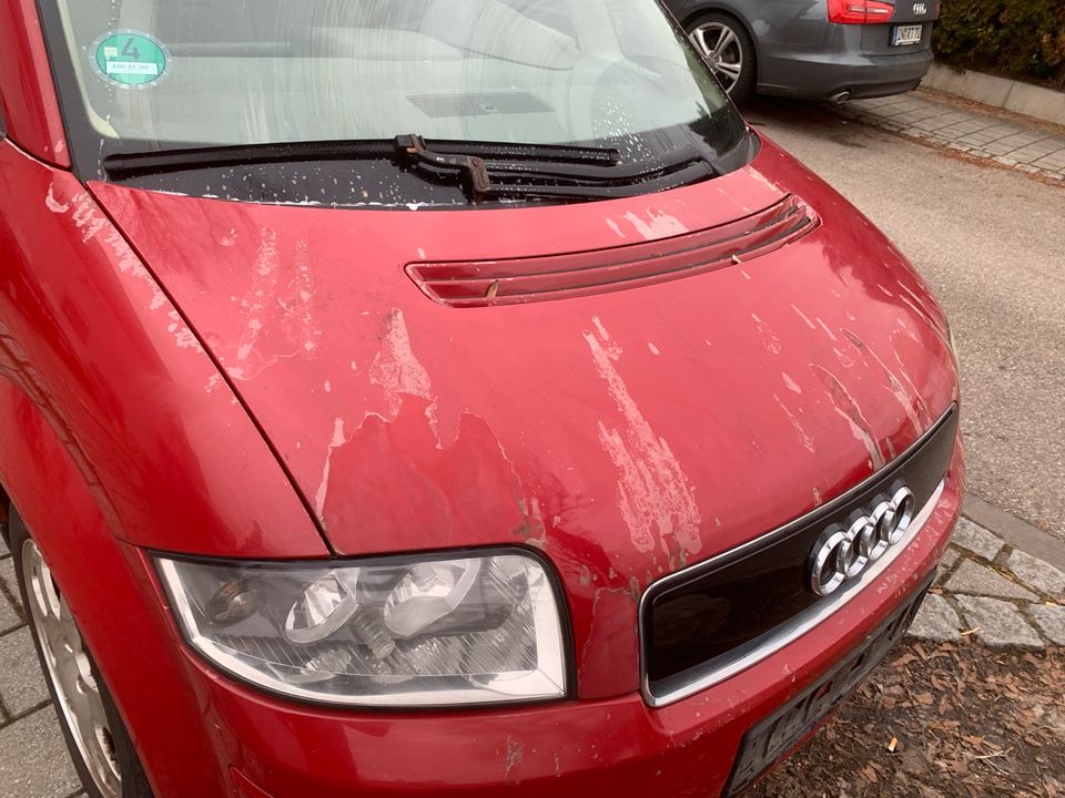 Audi A2 1,4 Benzin Klima Rot Concert Alu 75PS - erst 157tkm in Ingolstadt