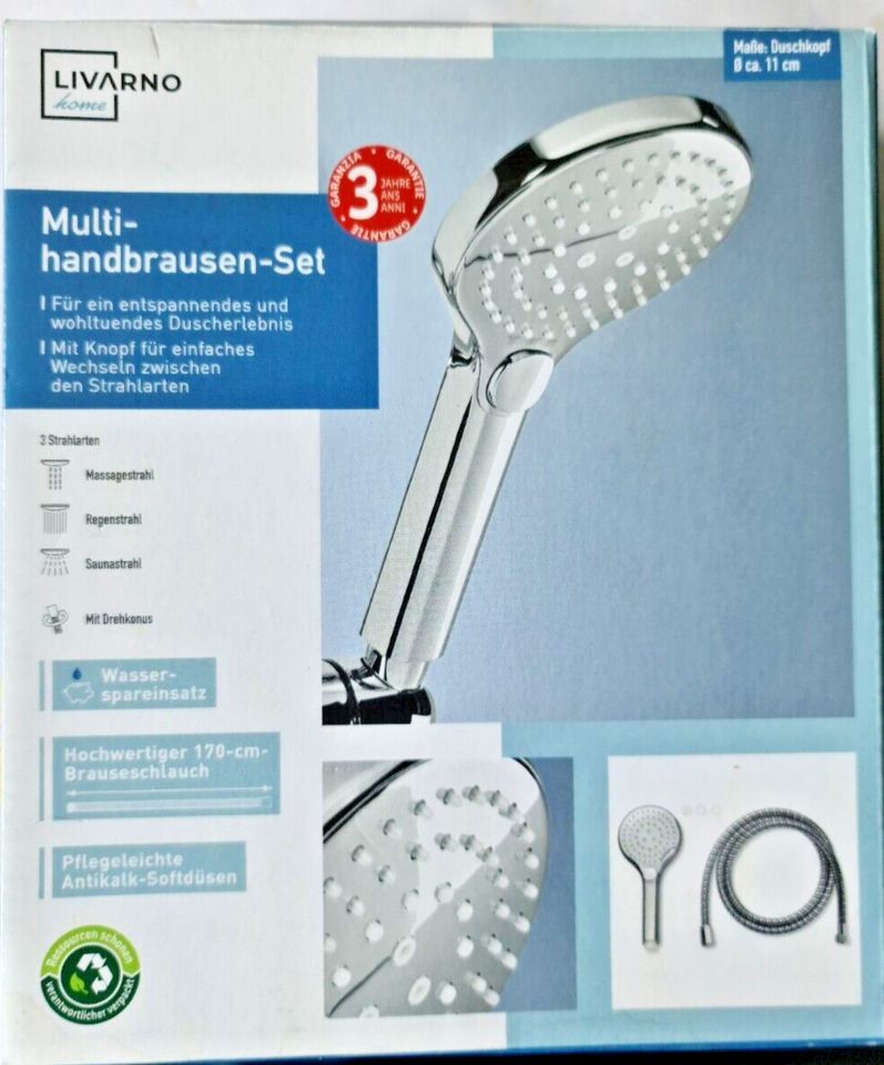 LIVARNO Multi-Hand-Brauseset nur 1x den Duschkopf probiert... ! in  Nordrhein-Westfalen - Gelsenkirchen | Badezimmer Ausstattung und Möbel |  eBay Kleinanzeigen ist jetzt Kleinanzeigen