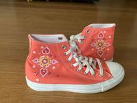 Converse Chucks !NEU! Koralle/Pink mit Blumen Kr. München - Grasbrunn Vorschau