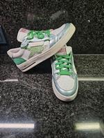 Sneaker Semerdjian 40 Leder weiß grün glitzer Nordrhein-Westfalen - Heiden Vorschau