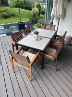 Ausziehbarer Gartentisch inkl. 6 Stühlen aus Massivholz Baden-Württemberg - Aichtal Vorschau