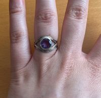 Ring Silber 925 mit Edelstein Amethyst Handarbeit NEU Rheinland-Pfalz - Landau in der Pfalz Vorschau