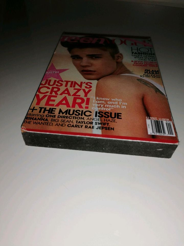 Justin Bieber Teen Vogue Fashion ART Bild Wand-Deko Sammler musik in Hamburg