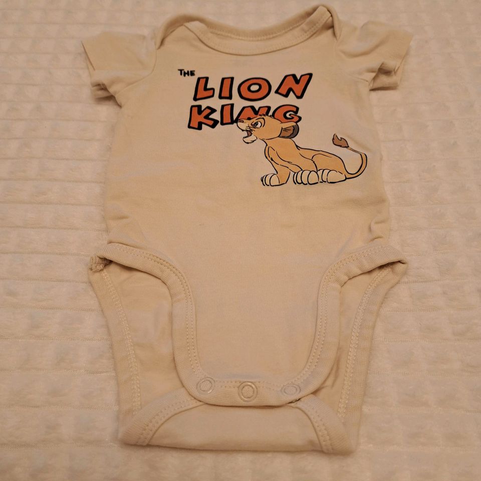 Baby Disney-König der Löwen Body, Shorts mit breitem Bund, Gr. 56 in Cottbus