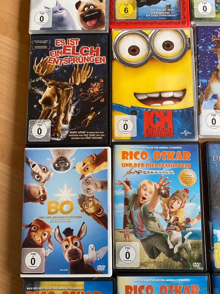 DVD / DVDs Kinder Filme (Niko, Peanuts, Bo, Croods, Zoomania….) in Eberhardzell