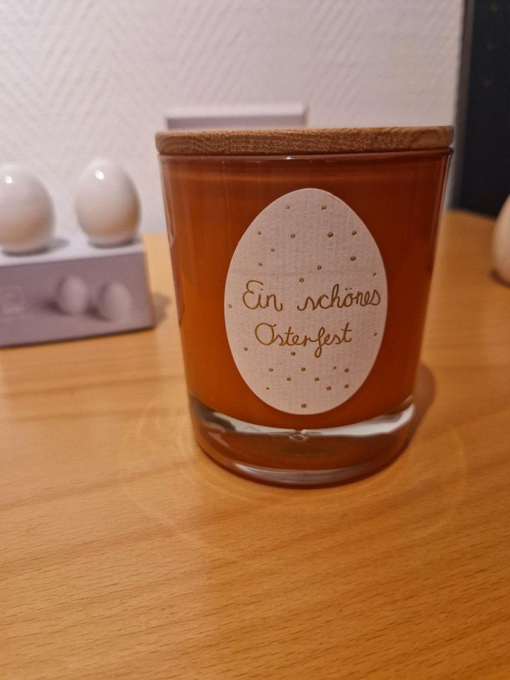 Kleines Set Ostern von räder Design Holzeier Salzstreuer Kerze Ei in Oberhausen