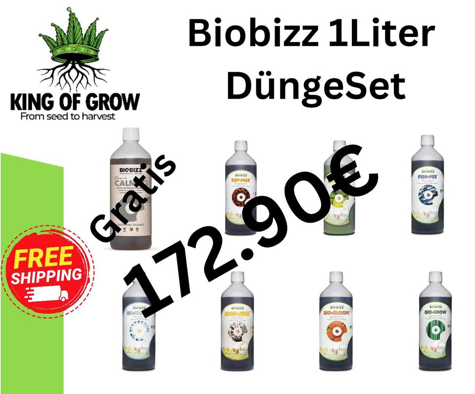Biobizz 1 Liter L Düngeset. Biologischer Dünger Grow in Bretten