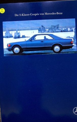 Mercedes 420 500 560 SEC C126 Prospekt 07/1989 in Dresden