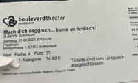 Theaterkarten Boulevard Theater Deidesheim in Mutterstadt 21.06 Rheinland-Pfalz - Neuhofen Vorschau
