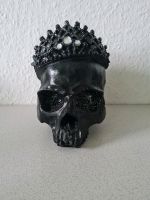 Totenkopf Deko schwarz-glitzer Niedersachsen - Söhlde Vorschau