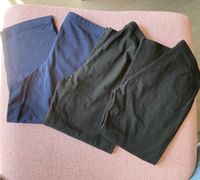 7/8 Legging Schwarz/Blau Gr.146/152 Baumwolle Niedersachsen - Stade Vorschau