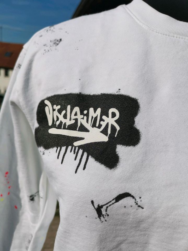 Sweatshirt v. Disclaimer, Gr. S m. Farbkleckse in Vaihingen an der Enz