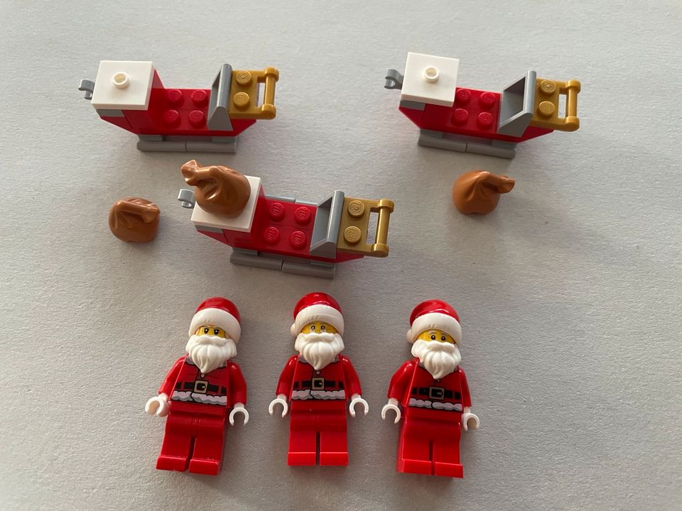 Lego Figur Nikolaus, Schlitten, Sack in Bielefeld