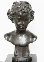 Martin Schauß (1890) Bronze, Unikat, Knabenkopf Thüringen - Weimar Vorschau