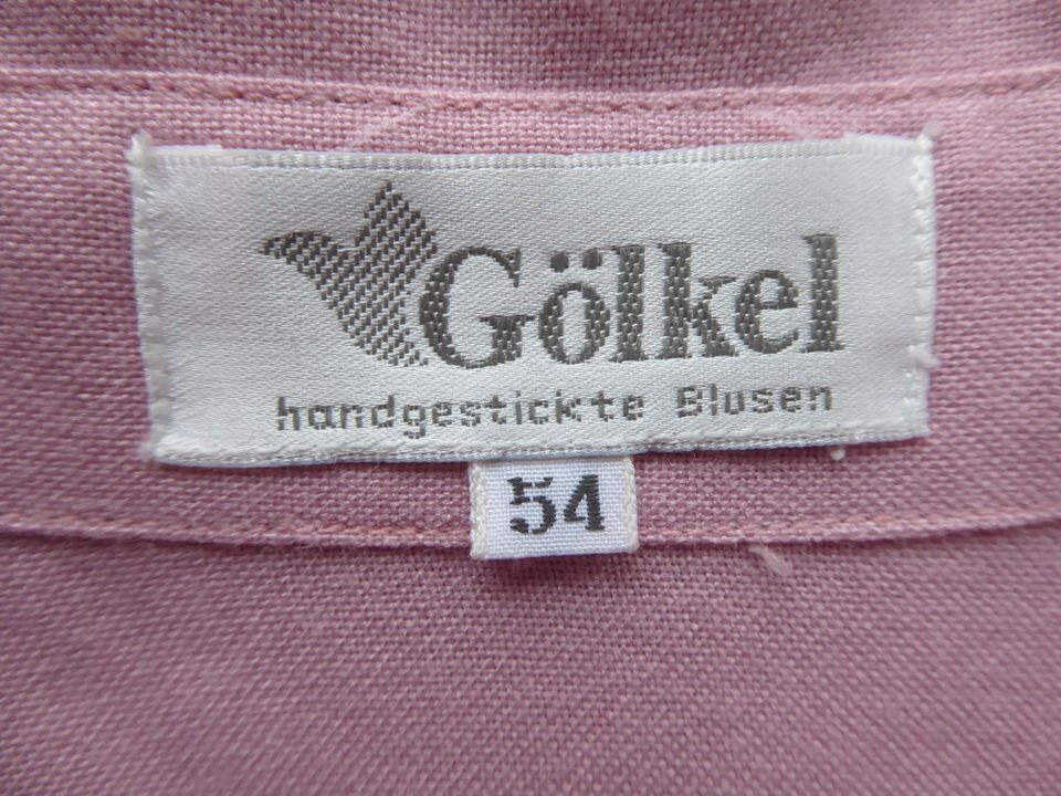 GÖLKEL Bluse Gr. 54 handgestickte Blusen in Hainburg