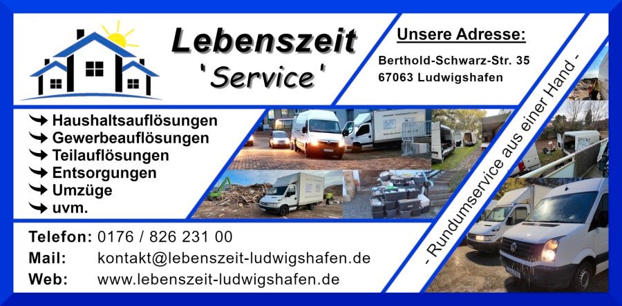 Senioren Umzüge von Fachunternehmen  mit Lastenlift in Ludwigshafen
