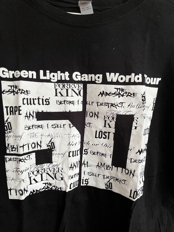 50 Cent Tour T-Shirt | Green Light Gang World Tour in Berlin