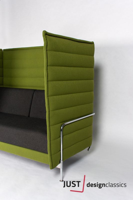 Vitra Alcove HighBack Zweisitzer Sofa Grün / Grau inkl. 21% MwS in Köln