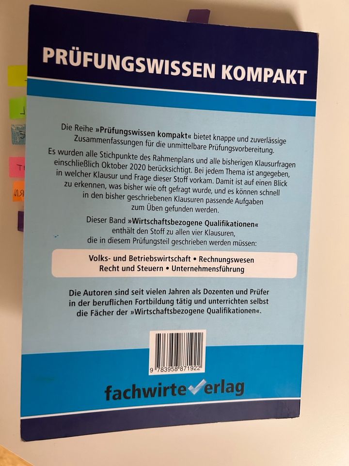 IHK, Wirtschaftsfachwirt, WQ, Zusammenfassung alle Fächer in Rhede