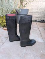 Reitstiefel Kunstmaterial Gr. 37 Hessen - Egelsbach Vorschau