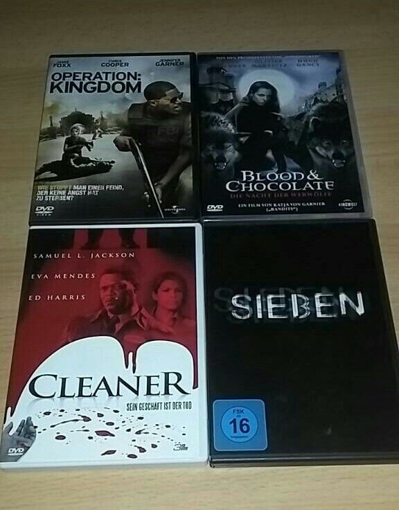 4 verschiedene DVD' s in Stapelfeld