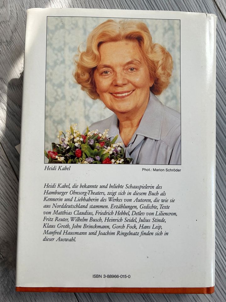 Heidi Kabel - Buch signiert aus 1988 in Röbel