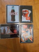 4 verschiedene Coca Cola Blechschilder im Postkarten Format Baden-Württemberg - Sinsheim Vorschau
