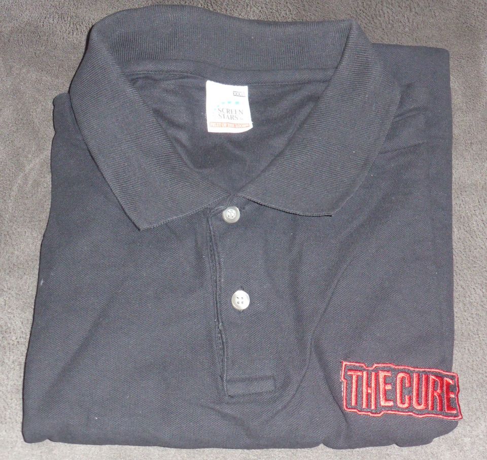 The Cure - Polo-Shirt mit The Cure Aufnäher / Robert Smith in Freudenstadt