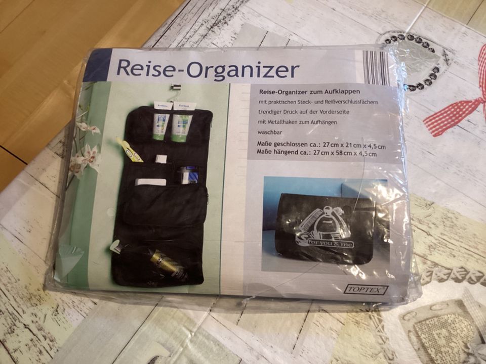 Reise Organizer, Polyester, in Grafling