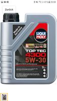 LIQUI MOLY Top Tec 4300 5w-30 1Ltr. Niedersachsen - Garbsen Vorschau