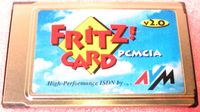 Fritz! Card ISDN PCMCIA V2.0 AVM - ohne Zubehör - guter Zustand Hessen - Biebesheim Vorschau