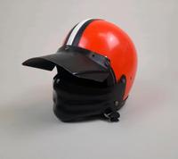 Original DDR Moped Motorrad Helm Simson MZ Motocross Orange RAR Berlin - Köpenick Vorschau