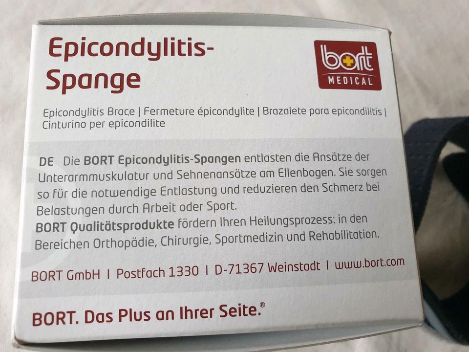 Epicondylitis-Spange * Bort Medical *Größe 2 * Tennisarm, in Centrum