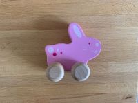 Goki Hase Rosa Holz Rollhase Baby Hessen - Willingshausen Vorschau