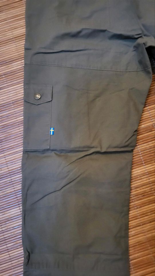 Outdoor Hose Damen Fjällräven Karla Trousers Größe 40 khaki neu in Cham